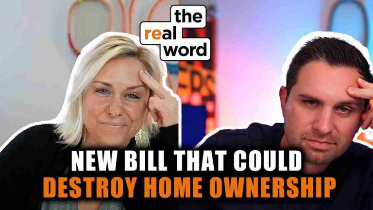 Thumbnail of a man and woman with a bold headline about a new bill affecting home ownership (overlay text)