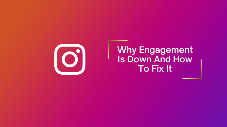 Instagram engagement is down