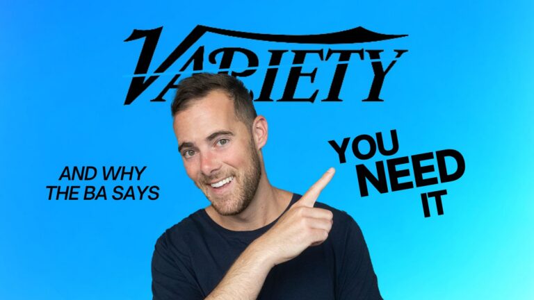 Smiling man pointing to bold text on a blue gradient background, with lines reading 'YOU NEED IT' and 'AND WHY THE BA SAYS'.