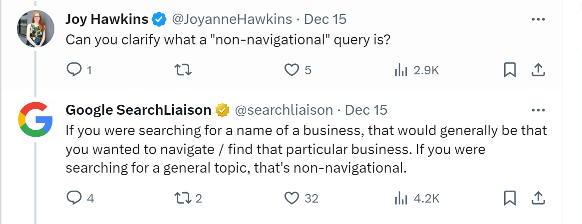 X-Joy-Hawkins-Clarify-non-navigational-query-Tweet-thread
