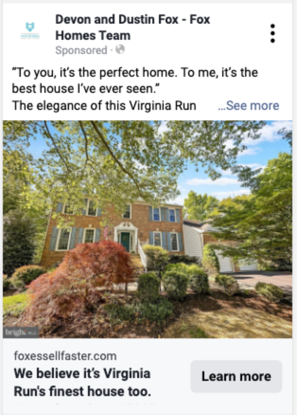 Single Exterior Photo Ad