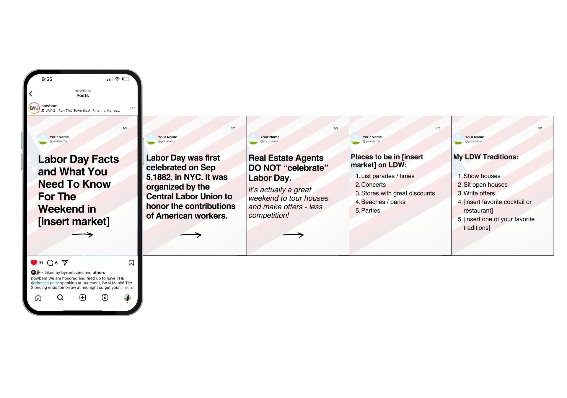 BAMx social media template for real estate agents