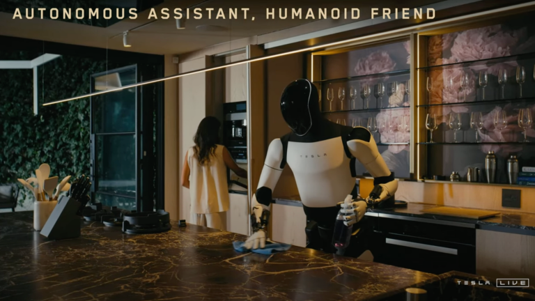 Tesla’s “We, Robot” Event Unveils the Optimus Robot in an L.A. Listing