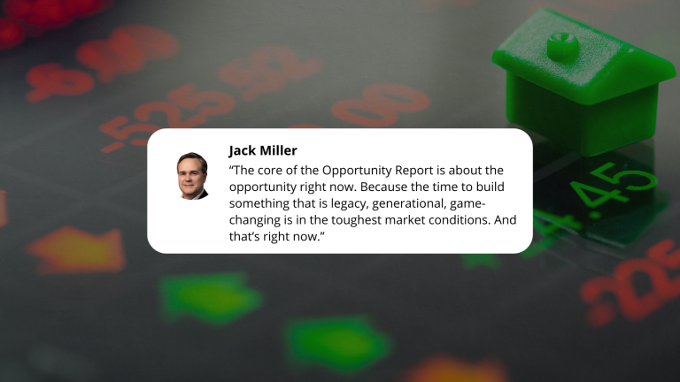 “The Time to Build Something…is in the Toughest Market Conditions”