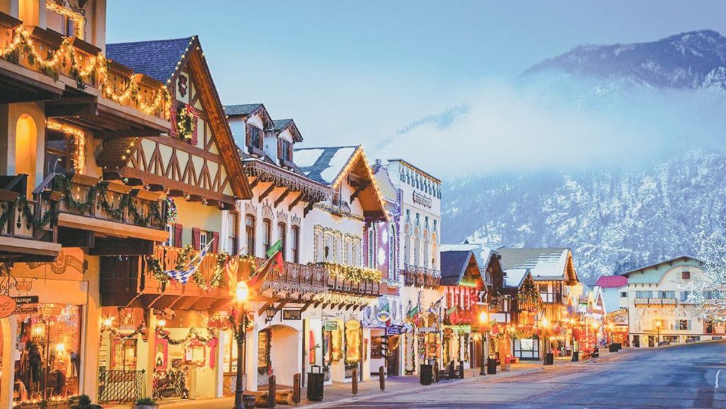 Leavenworth, Washington at Christmas