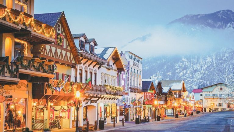 Leavenworth, Washington at Christmas