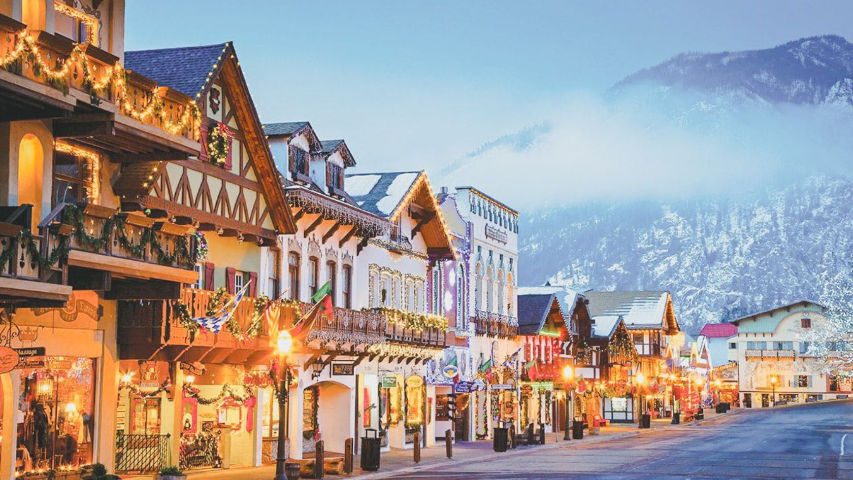 Leavenworth, Washington at Christmas