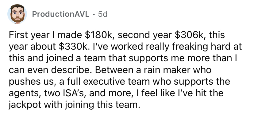 Reddit-comment15-First-year-Great-team