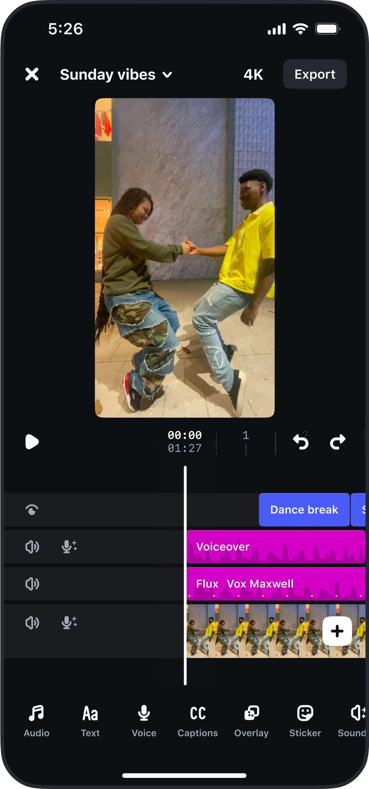 Edits app video editing