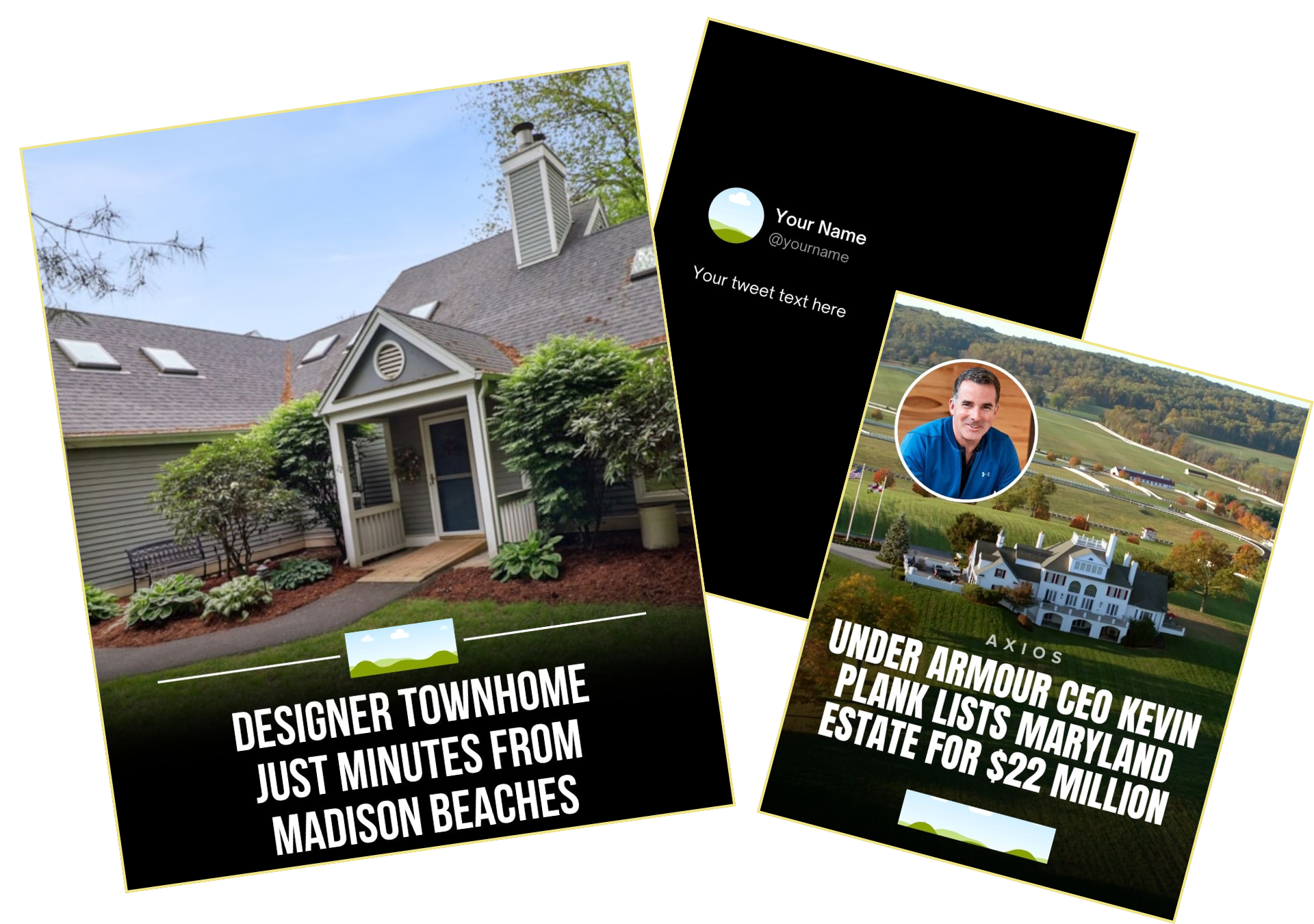 BAMx social media templates for real estate agents