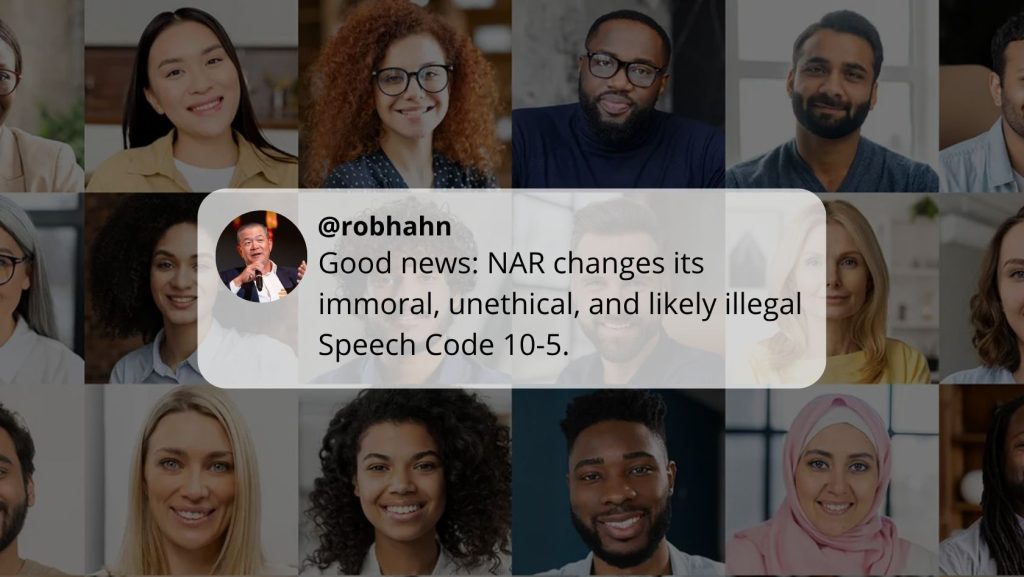 NAR Changes Code of Ethics Language on Harassment and Hate Speech
