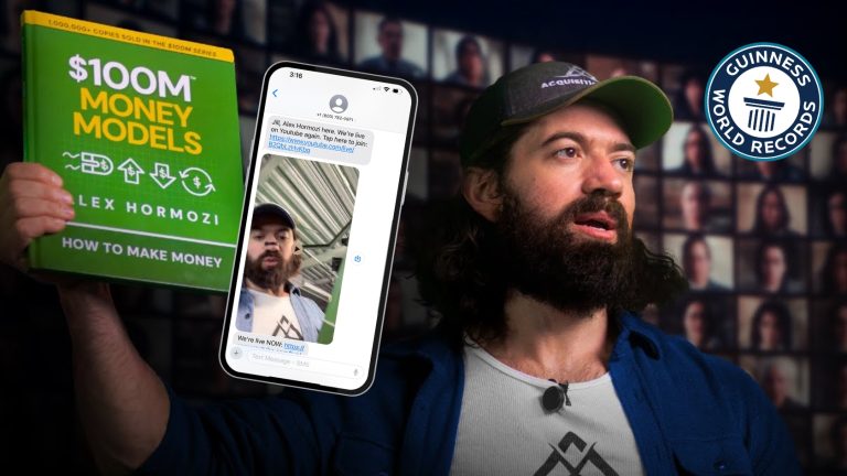 Alex Hormozi Just Shattered a World Record. Here’s the 4-Part Playbook for Agents.