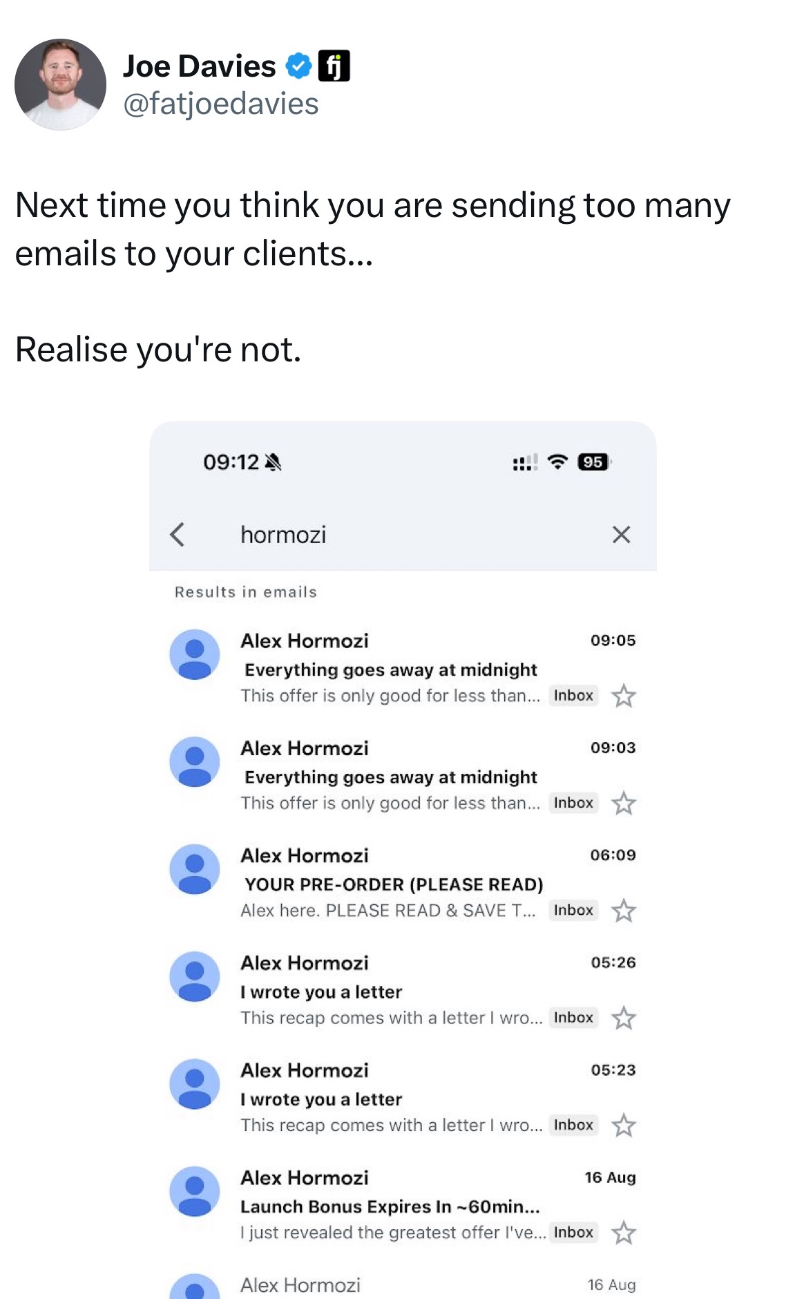 Send more emails