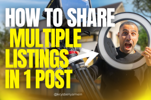 How to share multiple listings in 1 post