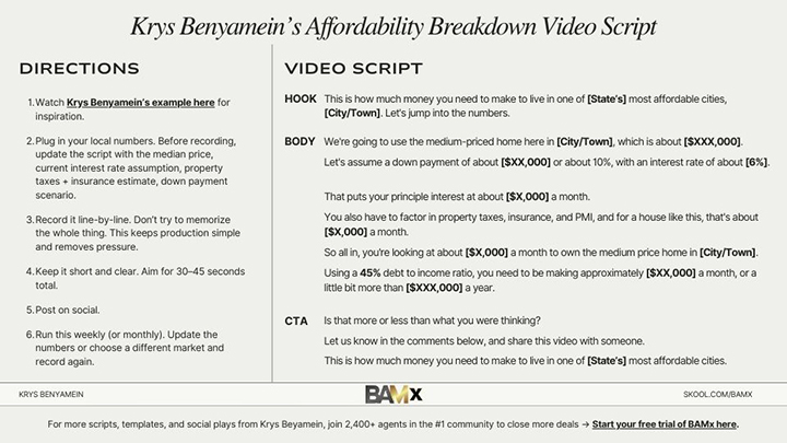 Affordable Breakdown Video Script - BAMx - Krys Benyamein - 1 - BAM
