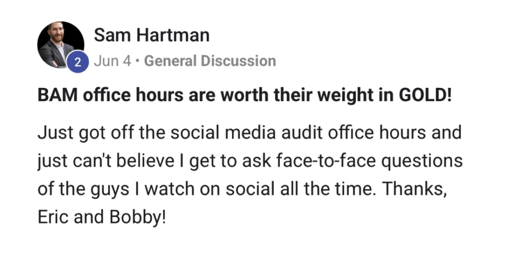 Sam-Hartman-comment - BAM Sam-Hartman-BAMx-comment-Content-Audits